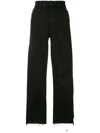 Mother Cropped jeans - Zwart