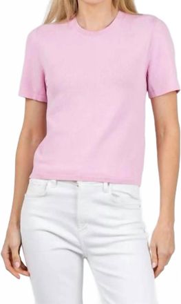 SIMKHAI Devon Knit Tee In Tulip