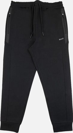 HUGO BOSS Mens Hugo Boss Hadiko 1 Hd Print Logo Tracksuit Bottoms Black 001 - Size: 2XL
