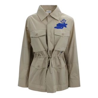 P.A.R.O.S.H. Light Jackets, female, Beige, Size: S Sahariana Jacket