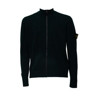 Stone Island High Collar Zip Cardigan