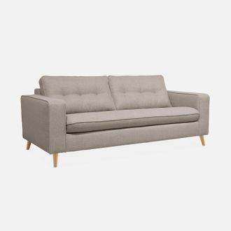 Sweeek Sof&aacute; Cama Con Colch&oacute;n De 12cm, 3 Plazas