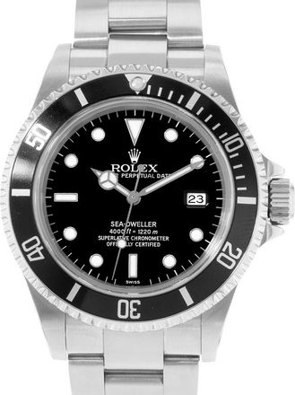Rolex Pre-owned Rolex Sea-Dweller 4000 Automatic Black Dial Mens Watch 16600 BKSO