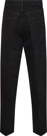 A Gold E Womens Denim Jeans Black Cotton Regenerative