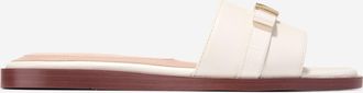 Cole Haan Womens Go-To Emalia Slide Bow Sandals - White Size 10.5
