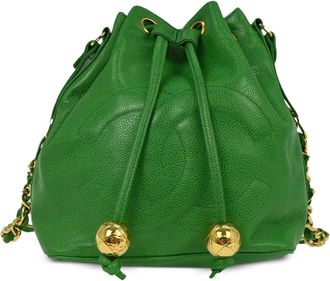 Chanel Borsa a spalla Caviar 1992 - Verde