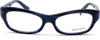 Alain Mikli Blue AL1010 Acetate Rectangular Sunglasses