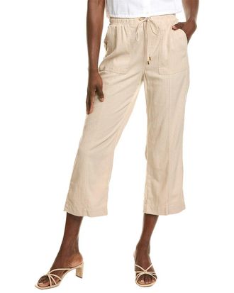 Ellen Tracy Linen-Blend Pant