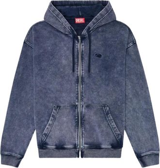 Diesel Hombre, Sudaderas, Azul, Talla: M