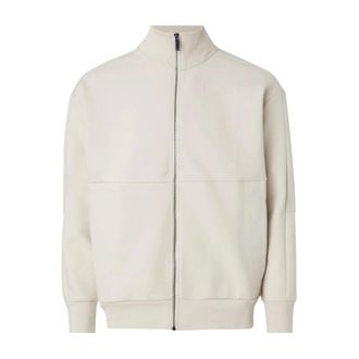Calvin Klein Zip-throughs, male, Beige, Size: XL Felpa