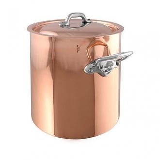 Bloomingdale's MHeritage M150s 10 qt. Stock Pot W/Lid Cast Stainless Handle in Copper at Nordstrom