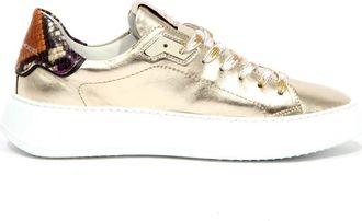 Philippe Model Temple Low Schoenen - Dames - Sneakers - Geel - 39 EU - Leer - Schoenen
