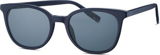 Tom Tailor Sonnenbrille TOM TAILOR Modell 676014, Damen, blau, leicht gl&auml;nzend, Sonnenbrillen Sonnenbrille, Form Feminin, Logoschriftzug auf B&uuml;gel, Kunststofffas