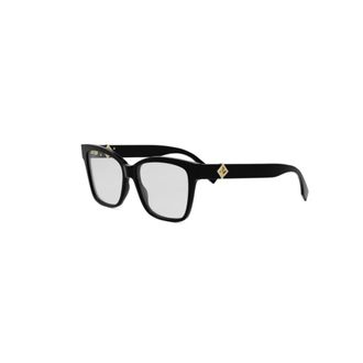 Fendi Glasses, unisex, Black, Size: 55 MM FF Diamonds Optical Frame