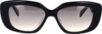 Celine Celine - Vierkante zonnebril met bruine glazen - Dames - Accessoires - Zwart - Maat: 55 MM