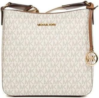 Michael Kors Tassen, Dames, Beige, ONE Size, Polyester, Jet Set Travel Small North South Crossbody