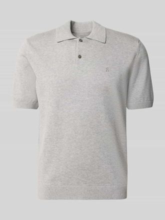 Armedangels Armedangels Slim Fit Poloshirt aus reiner Bio-Baumwolle in Hellgrau, Gr&ouml;&szlig;e XXL