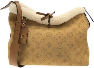 Louis Vuitton Pre-owned Vintage Schoudertas - Dames - Vintage Schoudertas - Beige - ONE Size - Leer - Vintage