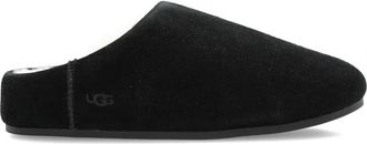 UGG Zwarte Su&egrave;de Schapenvacht Instap Schoenen - Dames - Pantoffels - Zwart - 41 EU - Su&egrave;de - Schoenen