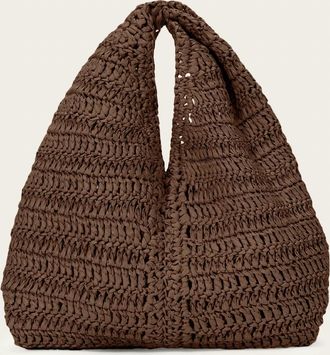 A.L.C. Womens Simone Raffia Bag In Chocolate