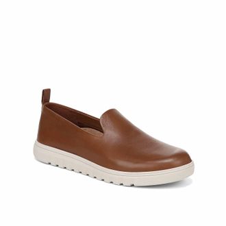 Vionic Womens Uptown Willa Loafer Shoes In Tan