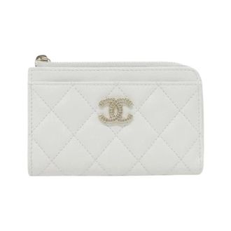 Chanel Pre-owned Wallets, female, White, Size: ONE SIZE Pre-owned Card Case