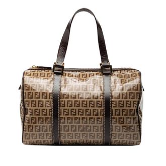 Fendi Pre-owned Fendi Zucchino Crystal Boston Bag Ladies XV2I2D4Y4MI5DJWE
