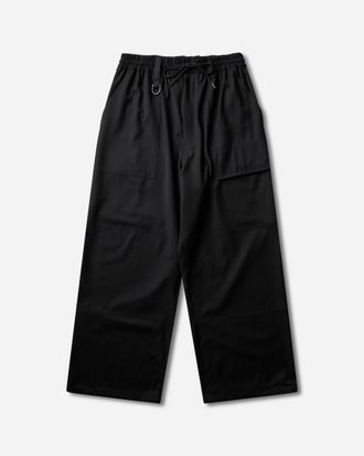 Yohji Yamamoto Men s Wool Wide Trousers Black