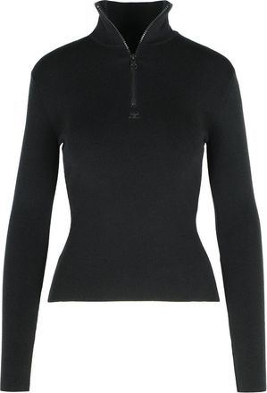 Courrèges Black Merino Wool Sweater