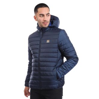 Ellesse Heren Revuelto Gequiltede Pufferjacket (Marineblauw)