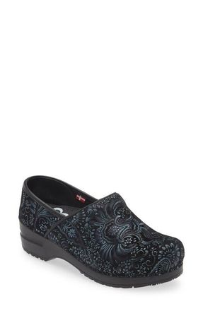 Sanita Boteh Paisley Print Clog in Blue Paisley at Nordstrom, Size 10Us