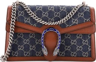 Gucci Dionysus Bag GG Denim Small shoulder bag - Blauw
