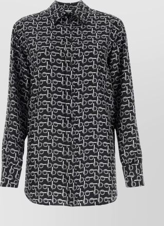 Burberry silk printed shirt