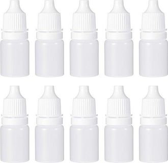 OEM 10 Frascos Cuentagotas De Pl&aacute;stico De 5 Ml, Frascos Pipeta De 5 Ml, Frascos Cuentagotas Vac&iacute;os, Ideales Para Viajes Y Proyectos De Bricolaje