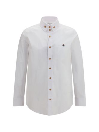 Vivienne Westwood Mens Cotton Shirt Orb White