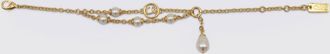 Chlo&eacute; Bracciale Chlo&eacute; in ottone con perle sintetiche