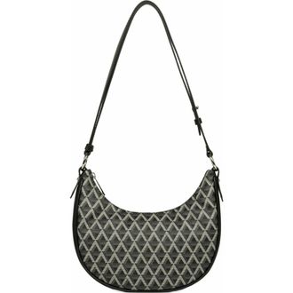 Lancaster Zipped Hobo Bag Ikon IT in Noir at Nordstrom