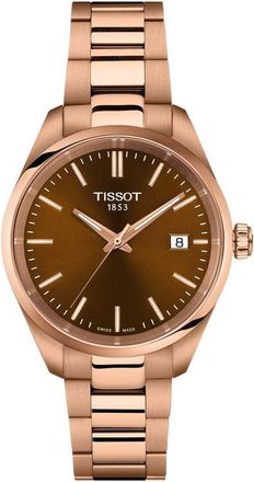 Tissot PR 100 Quartz Bracelet Watch, 34mm in Brown at Nordstrom