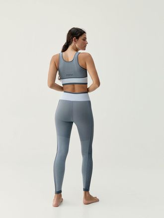 Born Legging Oasis Blue Ebony/White