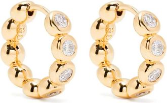 Missoma Orecchini a cerchio Tennis piccoli - Oro