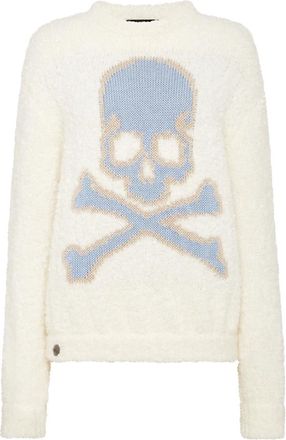 Philipp Plein Dames, Truien, Beige, Maat: XS Zijde