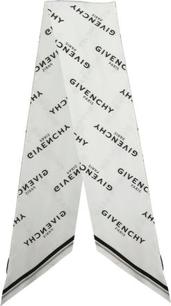 Givenchy Silky Scarves, female, White, Size: ONE SIZE Shadow Maxi Bandeau