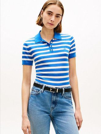 Tommy Hilfiger Polo de manga corta con seda