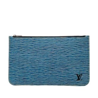 Louis Vuitton Pre-owned Clutches, female, Blue, Size: ONE SIZE Pre-owned Epi Leather Pouch