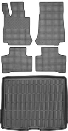 OEM Juego De Alfombrillas De Goma Para Coche Y Alfombrilla Para Maletero Para Mercedes Glc X253 Suv A Partir De 2015