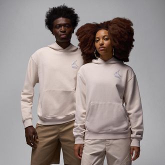 Nike Jordan Mens Jordan x Union LA Fleece Hoodie in Brown | IB5116-104