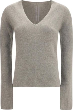 Rick Owens Maglione Girocollo - - Knitwear - Donna - Grigio - S