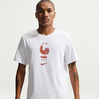 Nike FFF Nike Mens Soccer T-Shirt in White | IH2181-100