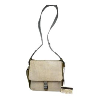 Prada Pre-owned Canvas Cross Body Bag - Dames - Pre-owned - Beige - Maat: ONE Size