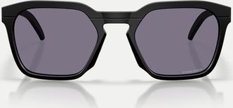 Oakley Hstn Square - Occhiali da sole squadrati color nero opaco con lenti grigie
